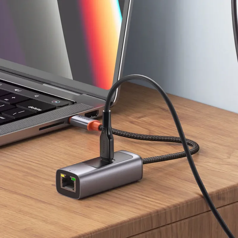 هاب تبدیل تایپ سی به LAN مک دودو مدل HU-0680 با سرعت ۱۰۰۰ مگابیت بر ثانیه — تصویر 3
