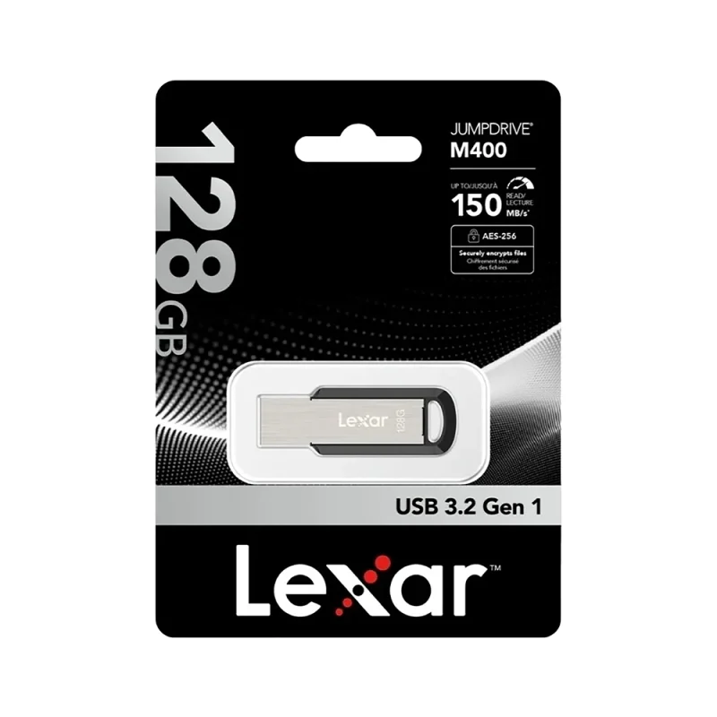 فلش مموری لکسار مدل M400 ظرفیت ۱۲۸ گیگابایت USB 3