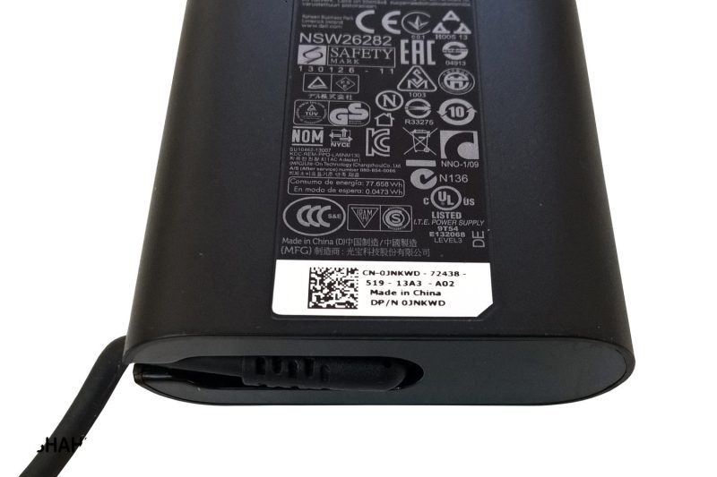 شارژر آداپتور لپ تاپ دل DELL 20V 3.25A TypeC 65W