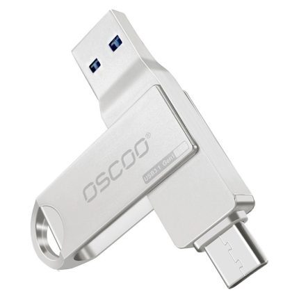فلش 32 گیگ اوسکو Oscoo CU002 OTG Type-C USB3.1 کد 5342 - سیکاس کالا فلش 32 گیگ اوسکو Oscoo CU002 OTG Type-C USB3.1 — تصویر 2