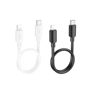 کابل تبدیل USB-C به لایتنینگ هوکو مدل X96 20W طول 0.25 متر — تصویر 2