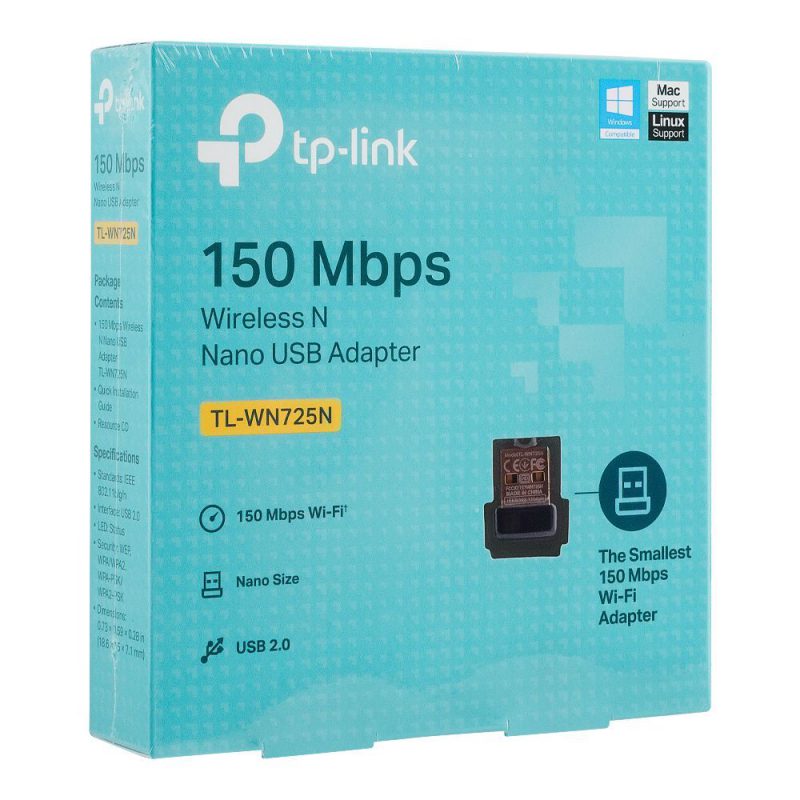 کارت شبکه بی‌سیم تی پی لینک مدل TL-WN725N ظرفیت ۱۵۰Mbps — تصویر 4