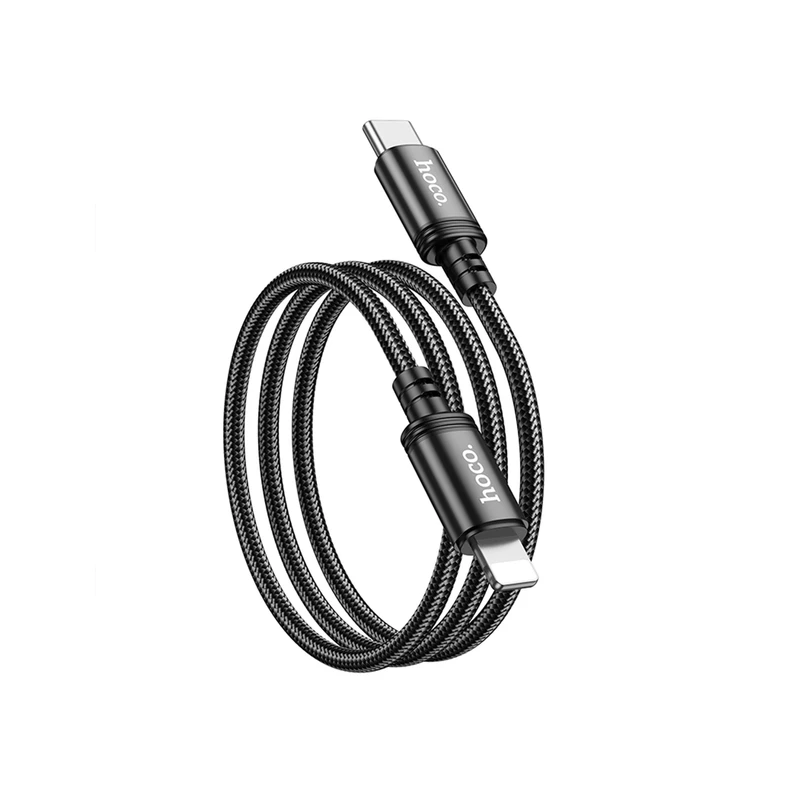 7966b0446b141976be1876ad4c47d84ead0beafd_1689667762 کابل تبدیل USB-C به لایتنینگ هوکو مدل X89 20W طول 1 متر