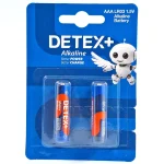 باطری نیم قلمی آلکالاین دیتکس پلاس مدل Alkaline 1.5V LR03 AAA پک 2 تایی — تصویر 3