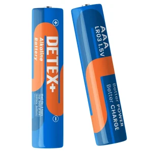 باطری نیم قلمی آلکالاین دیتکس پلاس مدل Alkaline 1.5V LR03 AAA پک 2 تایی — تصویر 2