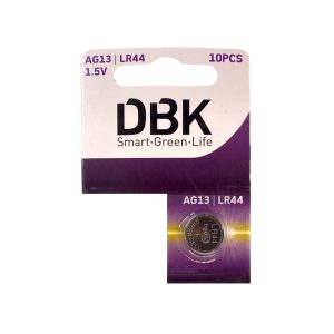 باطری سکه ای آلکالاین DBK مدل LR44 AG13