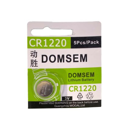 باطری سکه ای دامسم مدل CR1220 کد 9311 - سیکاس کالا باطری سکه ای دامسم مدل CR1220