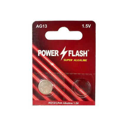 باطری سکه ای AG13 پاور فلش LR44 کد 9308 - سیکاس کالا باطری سکه ای AG13 پاور فلش LR44