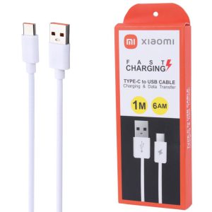 کابل تایپ سی فست شارژ 6 آمپر شیائومی به طول 1 متر — تصویر 4