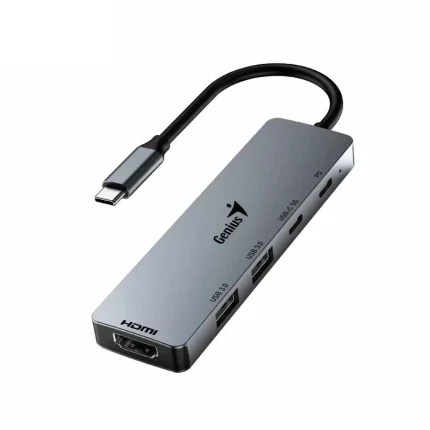 هاب 5 پورت USB-C / USB 3.0 جنیوس مدل UH-500 کد 9140 - سیکاس کالا هاب 5 پورت USB-C / USB 3.0 جنیوس مدل UH-500 — تصویر 3