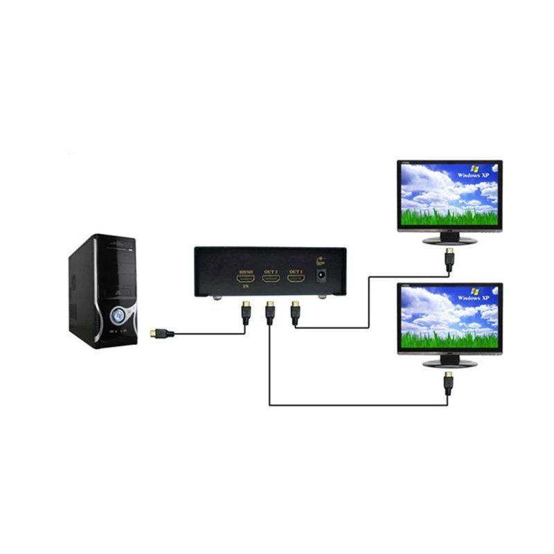 اسپلیتر HDMI دو پورت کی نت پلاس مدل KPS642 — تصویر 3