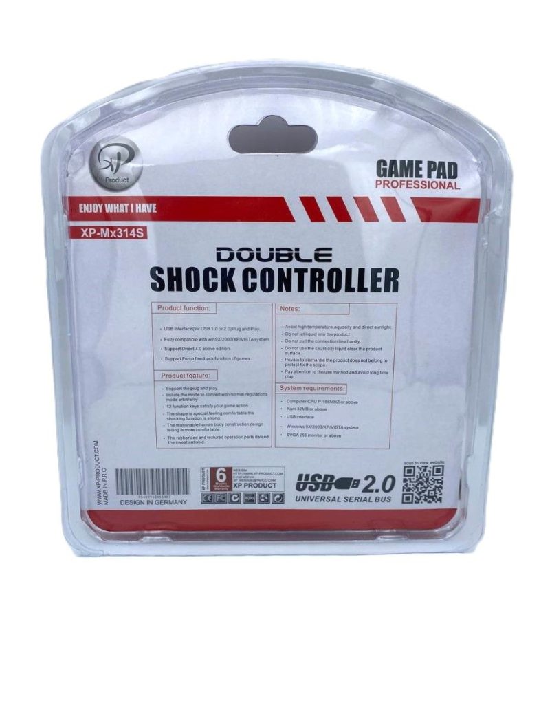 دسته بازی تک سیمی شوک دار ایکس پی مدل XP PRODUCT XP-MX314S کد 9592-9605 — تصویر 5