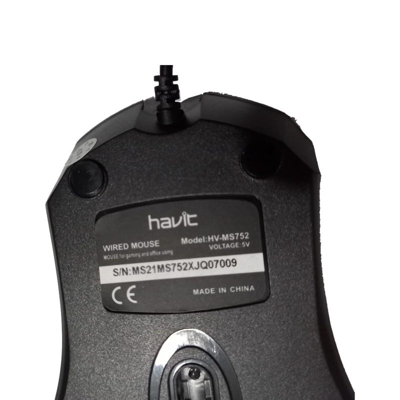 ماوس سیم دار هویت hv-ms752 — تصویر 5