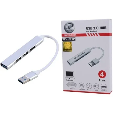 هاب USB 3.0 ایکس پی-پروداکت مدل XP-H821 با ۴ پورت کد 9614 - سیکاس کالا هاب USB 3.0 ایکس پی-پروداکت مدل XP-H821 با ۴ پورت
