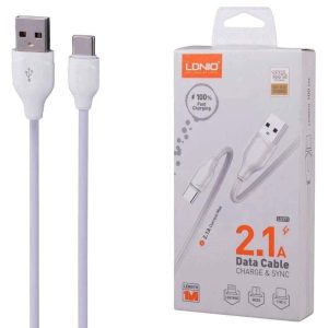 کابل تایپ سی فست شارژ LDNIO LS371 1m — تصویر 3