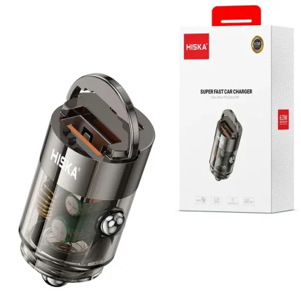 شارژر فندکی 45 وات هیسکا HCC-317 — تصویر 5
