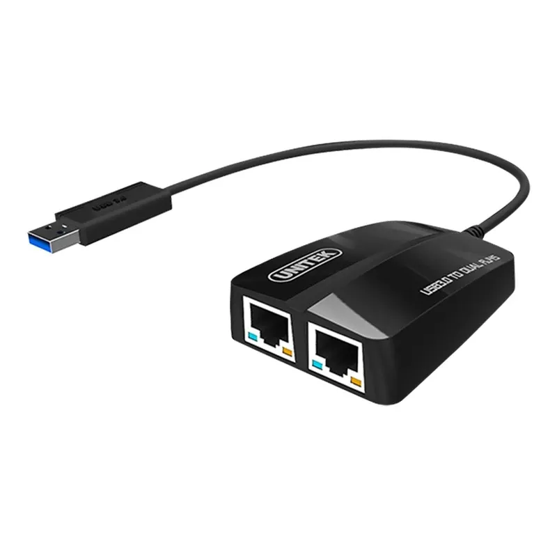 1925603 مبدل USB 3.0 به Gigabit Ethernet دوتایی یونیتک مدل Y-3463 — تصویر 4