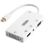 تبدیل MiniDisplay به HDMI,DVI,VGA یونیتک مدل Y-6354WH — تصویر 4