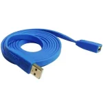 کابل افزایش طول USB فلت 3 متری هویت کد 9567-9569 — تصویر 2