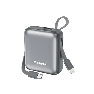 پاوربانک 22/5 وات مکسیروکس مدل mp115 ظرفیت 10000 میلی‌آمپرساعت — تصویر 2
