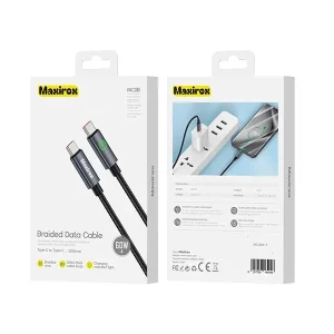 کابل USB-C مکسیروکس مدل MC08 طول 1.2 متر — تصویر 2