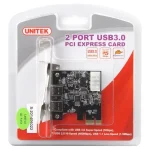کارت PCI Express دو پورت USB3.0 یونیتک مدل Y-7301 — تصویر 5