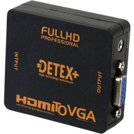 مبدل HDMI to VGA +DETEX دیتکس پلاس کد 4624 - سیکاس کالا مبدل HDMI to VGA +DETEX دیتکس پلاس