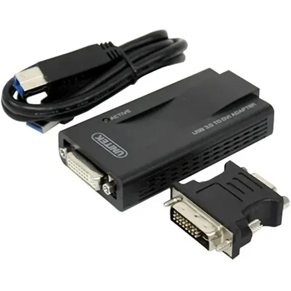 Layu6I1BaDXBQ7CO مبدل USB3.0 به DVI+VGA یونیتک مدل Y-3801 — تصویر 2
