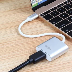 تبدیل تایپ سی به VGA یونیتک y-6308 — تصویر 2