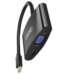 مبدل miniDisplayPort به HDMI/VGA یونیتک مدل Y-6328BK — تصویر 2