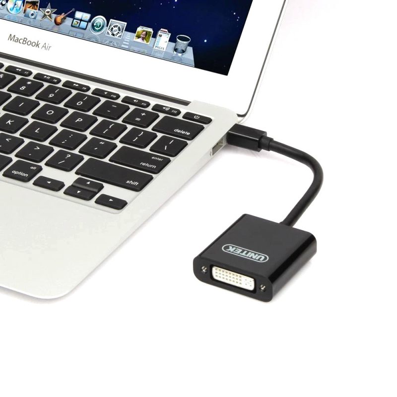 مبدل Mini DisplayPort به درگاه DVI یونیتک مدل Y-6326 کد 9663-9664 — تصویر 4