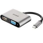 مبدل USB-C به VGA/HDMI دی-لینک مدل DUB-V210 کد 9137 - تصویر 2
