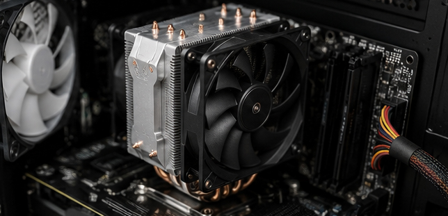 آیا CPU جدید به خمیر سیلیکون نیاز دارد؟ - سیکاس کالا نصب کولر CPU همراه با خمیر سیلیکون برای خنک کردن پردازنده