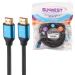 کابل HDMI 4K سان وست Sunwest طول 5 متر کد 9839