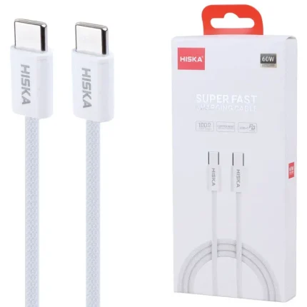 کابل دو سر تایپ سی فست شارژ 60 وات هیسکا LX811CC طول 1 متر کد 9903 - سیکاس کالا 1749369162_dvgfvn2rs