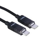 کابل دو سر تایپ سی فست شارژ 60 وات هیسکا LX-891CC طول 1 متر کد 9904 - تصویر 3