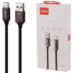 کابل تایپ سی فست شارژ 3 آمپر هیسکا LX-801AC طول 1 متر کد 9897