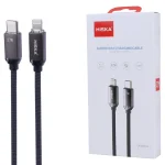کابل تایپ سی به لایتنینگ فست شارژ 27 وات هیسکا LX-801CL طول 1 متر کد 9901
