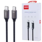 کابل دو سر تایپ سی فست شارژ 60 وات هیسکا LX-801CC طول 1 متر کد 9902