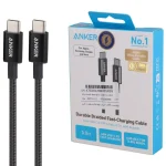 کابل دو سر تایپ سی فست شارژ 60 وات انکر A8752 طول 1 متر کد 9812