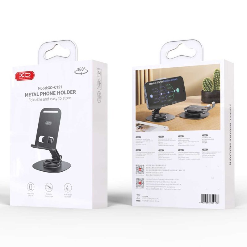 پایه نگهدارنده و استند گوشی موبایل ایکس او مدل C151 کد 9821 - تصویر 4