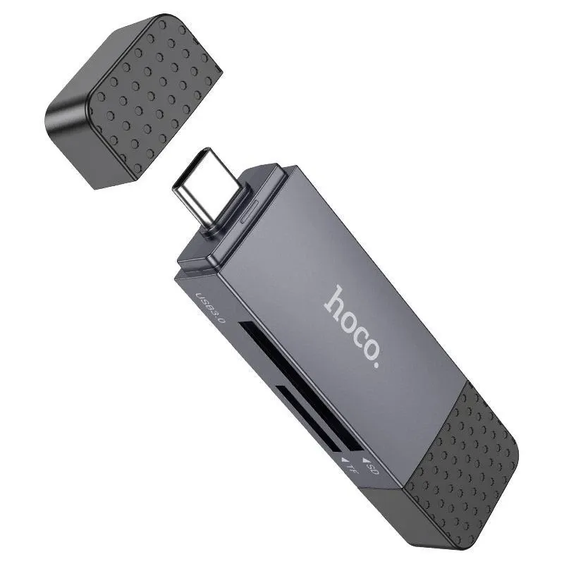 5886da52311ac5a9d56bf808a3631fef06f7d01b_1744854737 کارتخوان هوکو مدل HB45 2IN1 USB3.0 کد 9793 - تصویر 1