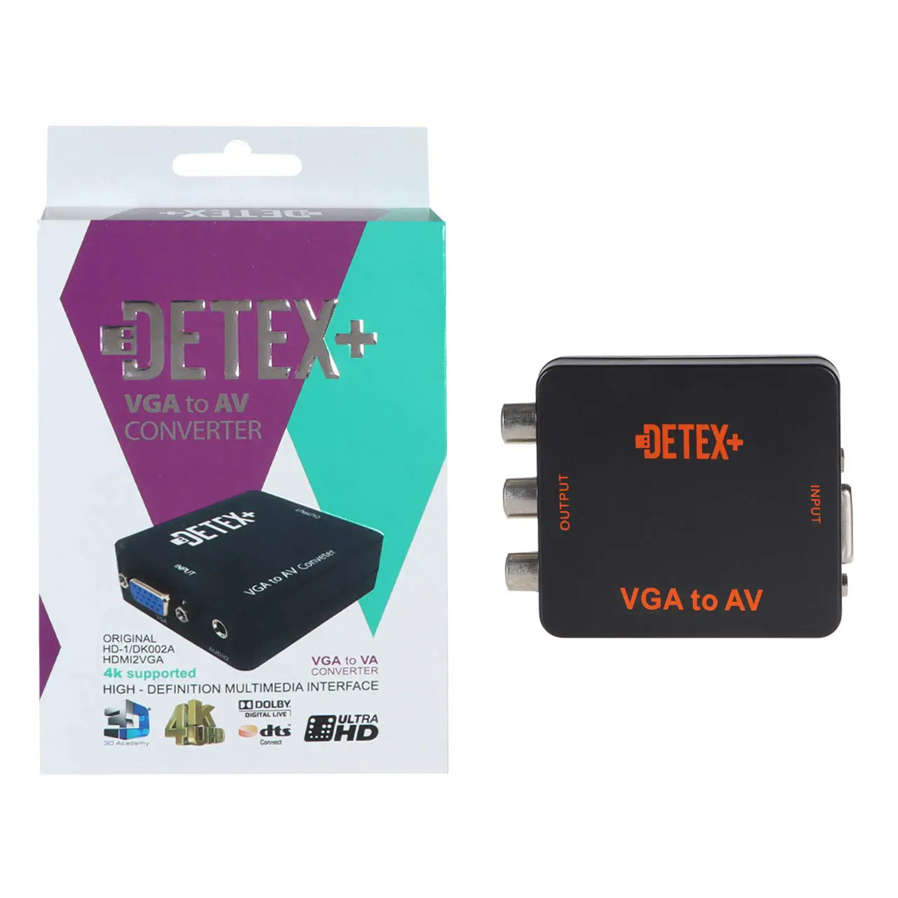 95978c4608650a060d3f023740688c82 تبدیل AV به VGA دیتکس پلاس Detex+ کد 9883 - تصویر 1