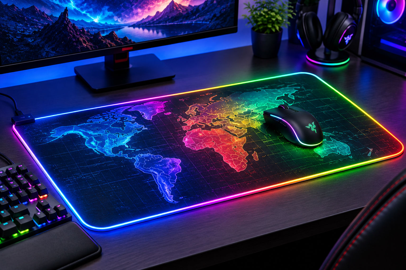 بهترین پد ماوس گیمینگ ۱۴۰۵ با نورپردازی RGB