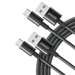 کابل تبدیل USB-A به USB-C انکر مدل A8173 طول 1.8 متر کد 9788 - تصویر 2