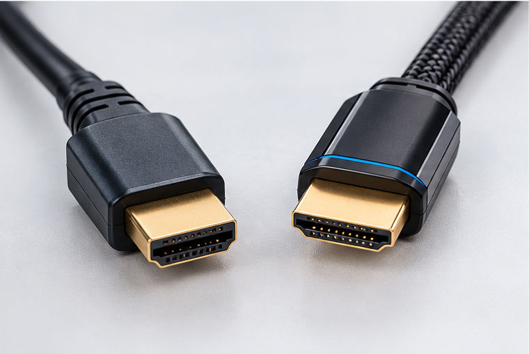 کانکتور و کابل HDMI برای انتقال تصویر و صدا