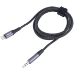 کابل تبدیل Lightning به AUX هیسکا W46 طول 1 متر کد 9908 - تصویر 2