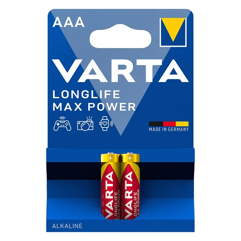 3c6816ba3ce37679f49acf4d2f6059eed2b3549c_1672743539 باطری نیم قلمی وارتا مدل MAX POWER بسته دو عددی کد 9922 - تصویر 1