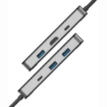 هاب تایپ سی پرودو مدل PDTC630GY با نمایشگر دیجیتالی ۶ پورت کد 9934 - تصویر 6
