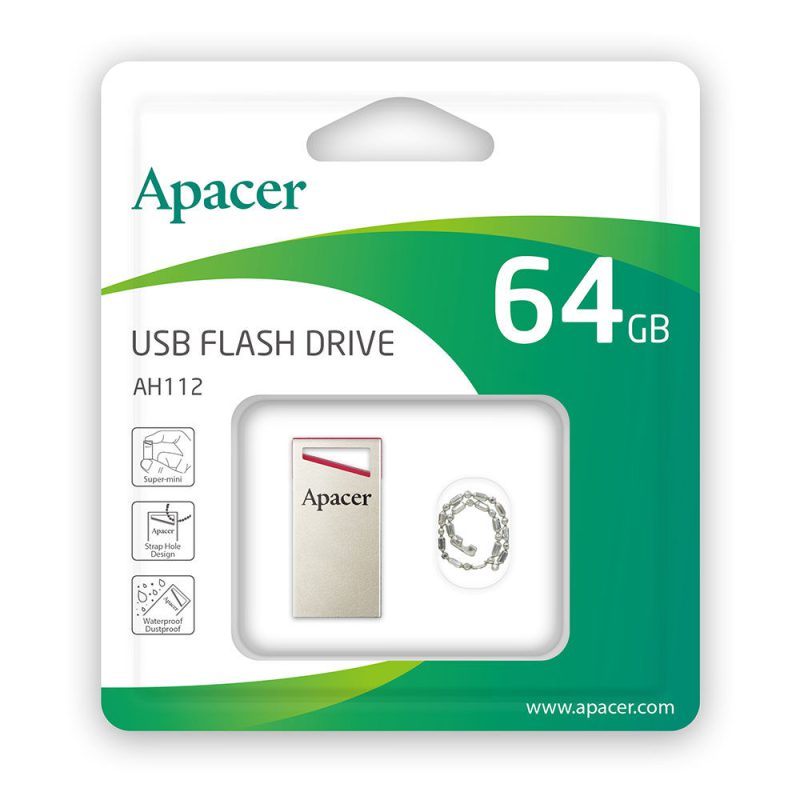 فلش مموری اپیسر مدل AH112 ظرفیت ۶۴ گیگابایت USB 2.0 کد 5738 - تصویر 4